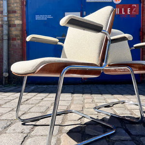 Bürostuhl creme von Martin Stoll für Giroflex