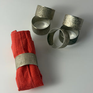 Set: 6x Serviettenring versilbert