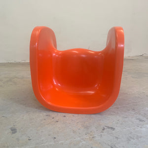 Multifunktionaler Kinderstuhl orange von Johannes Foersom & Peter Hiort Lorenzen für Cado