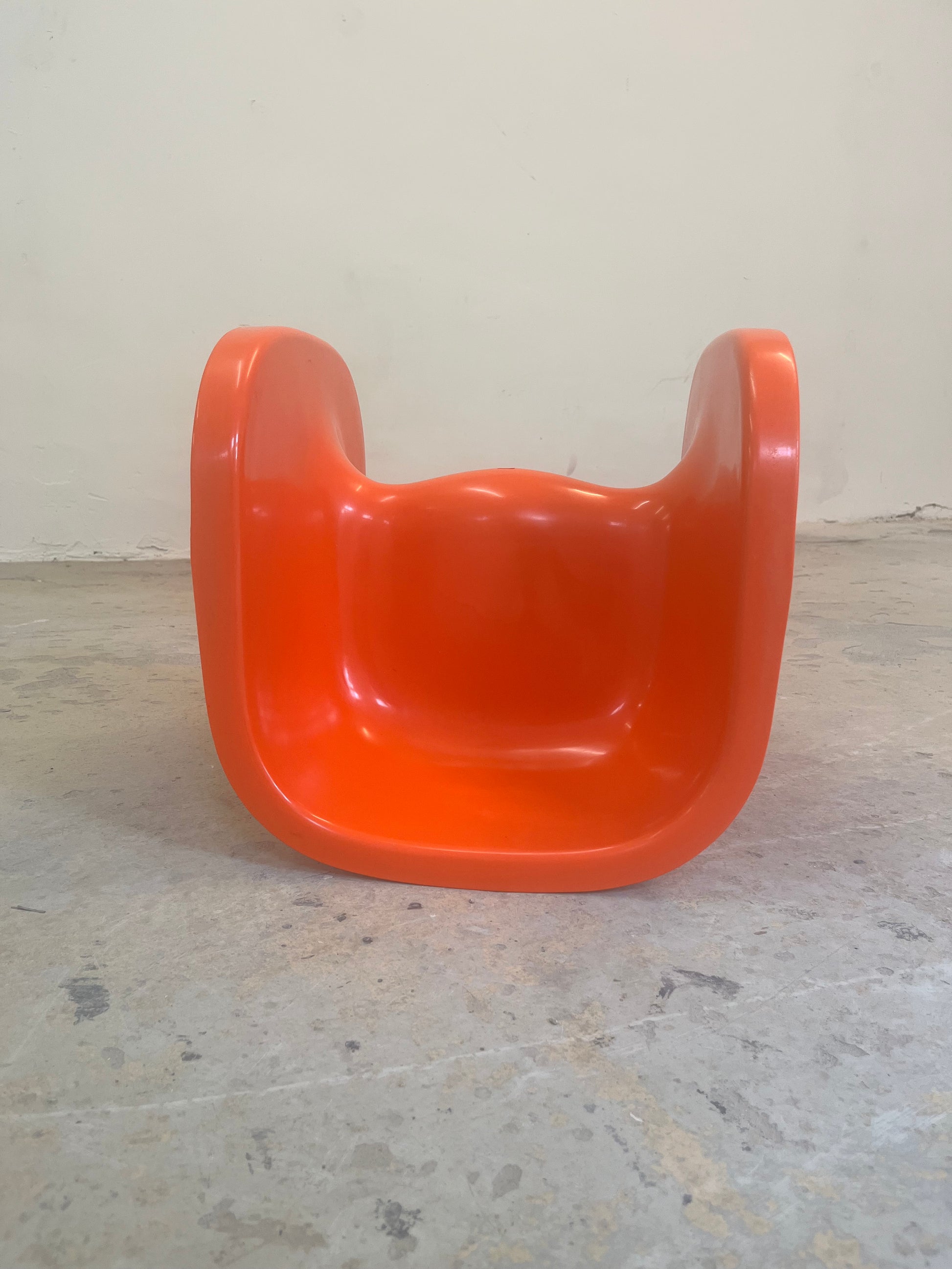 Multifunktionaler Kinderstuhl orange von Johannes Foersom & Peter Hiort Lorenzen für Cado