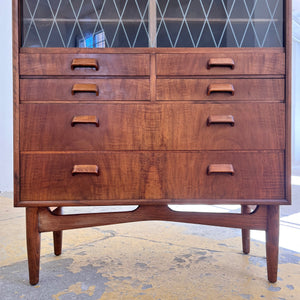 Vitrinenschrank Teak aus Dänemark