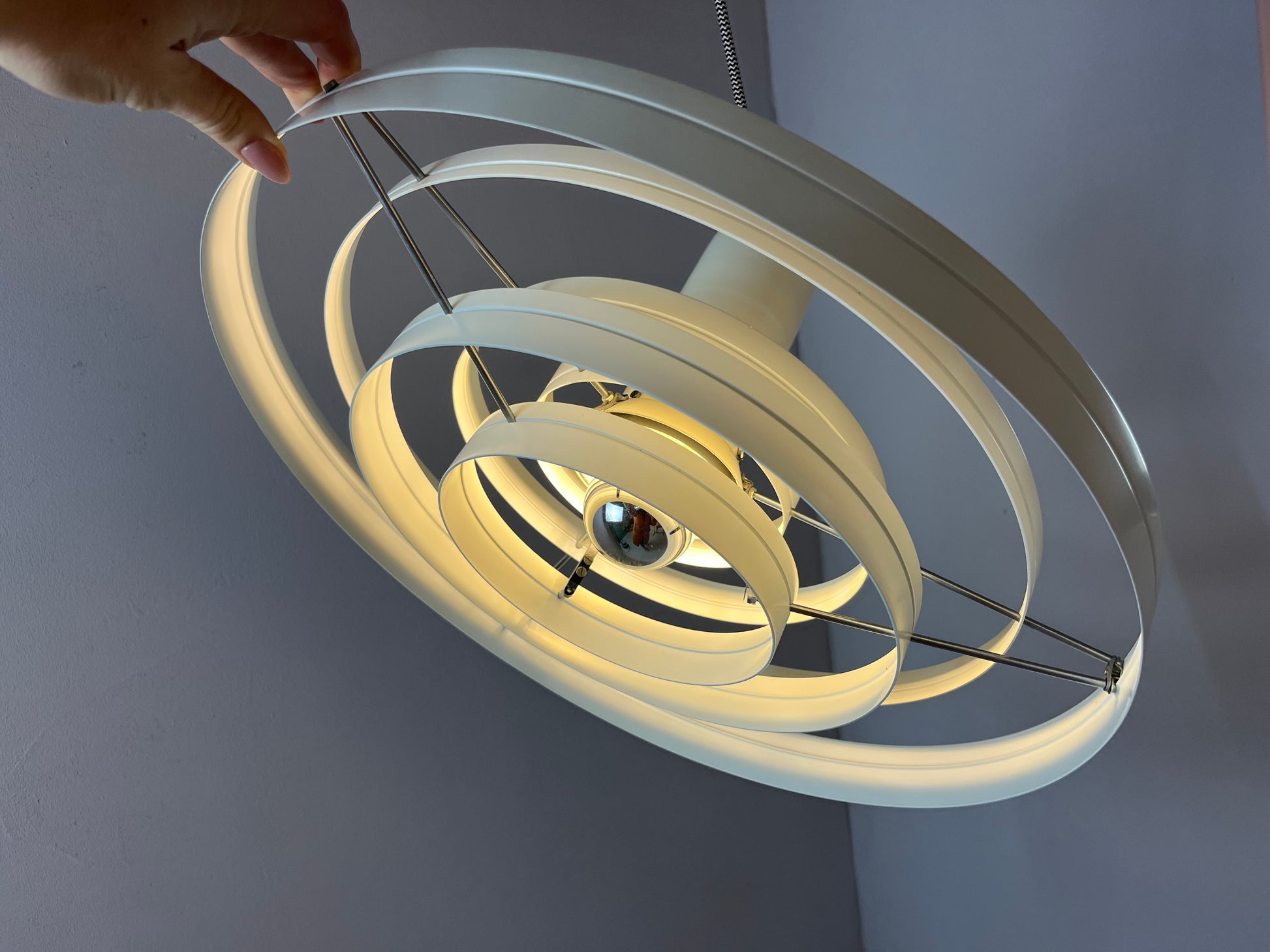 Hängelampe Fibonacci weiß von Sophus Frandsen für Fog & Mørup