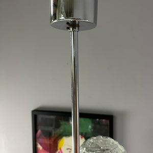 Sputnik Kronleuchter Glas Chrom