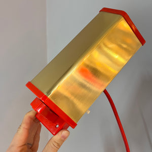 Wandleuchte rot gold von Lyfa