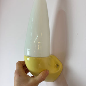 Set: 2x Wandlampe Modell 6035 gelb von Sigvard Bernadotte für Ifö
