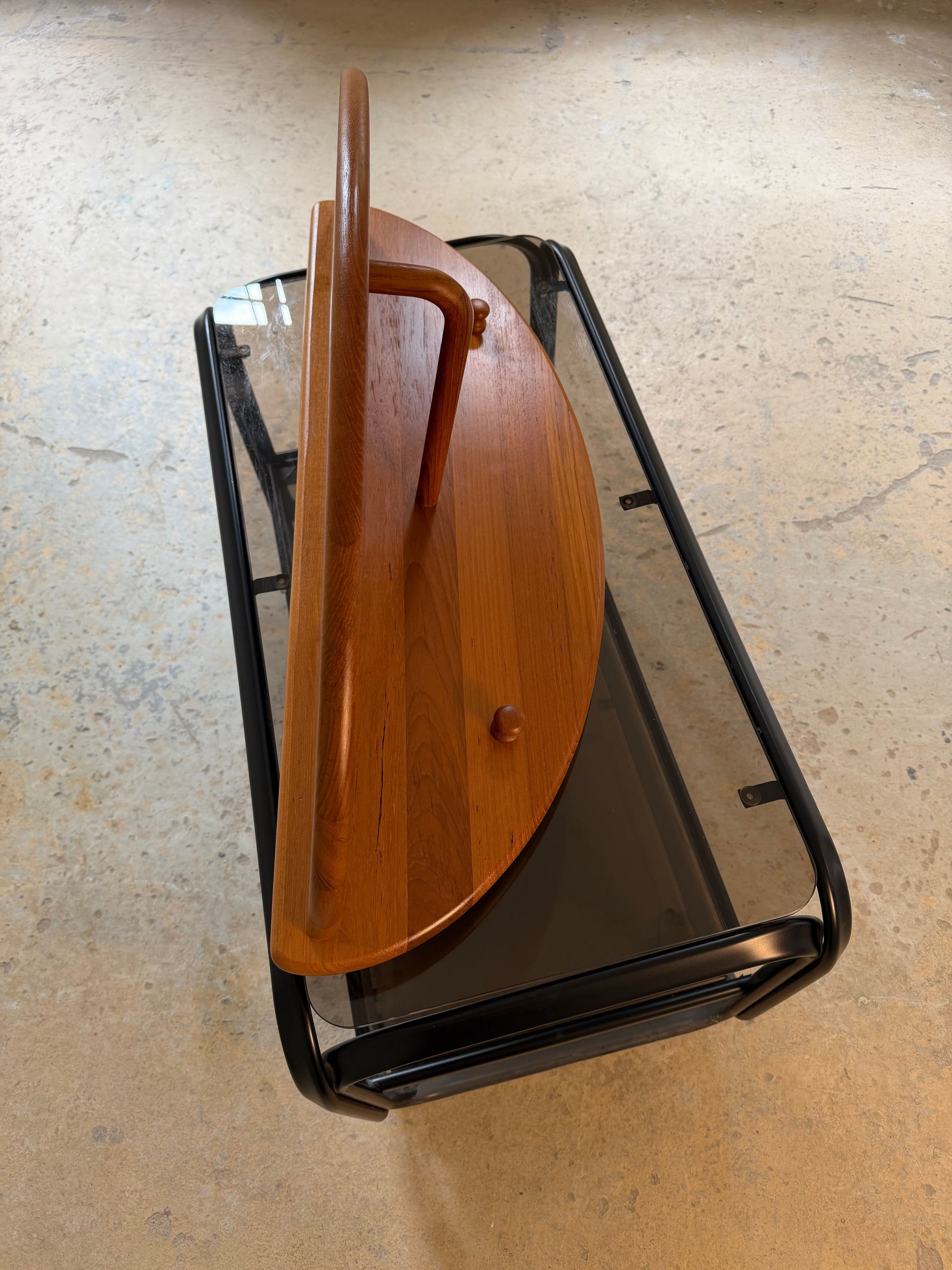 Halbrunde Garderobe Teak von Lysgaard Møbler
