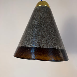 Hängelampe braun Glas von Peill & Putzler