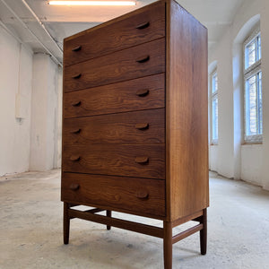 Kommode Tallboy Eiche von Poul Volther für FDB Møbler