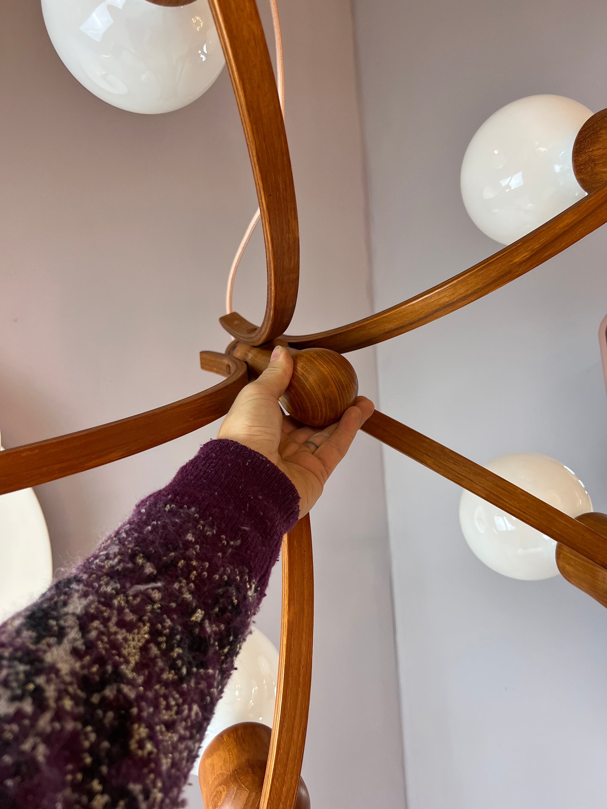 Kronleuchter Teak von DOMUS