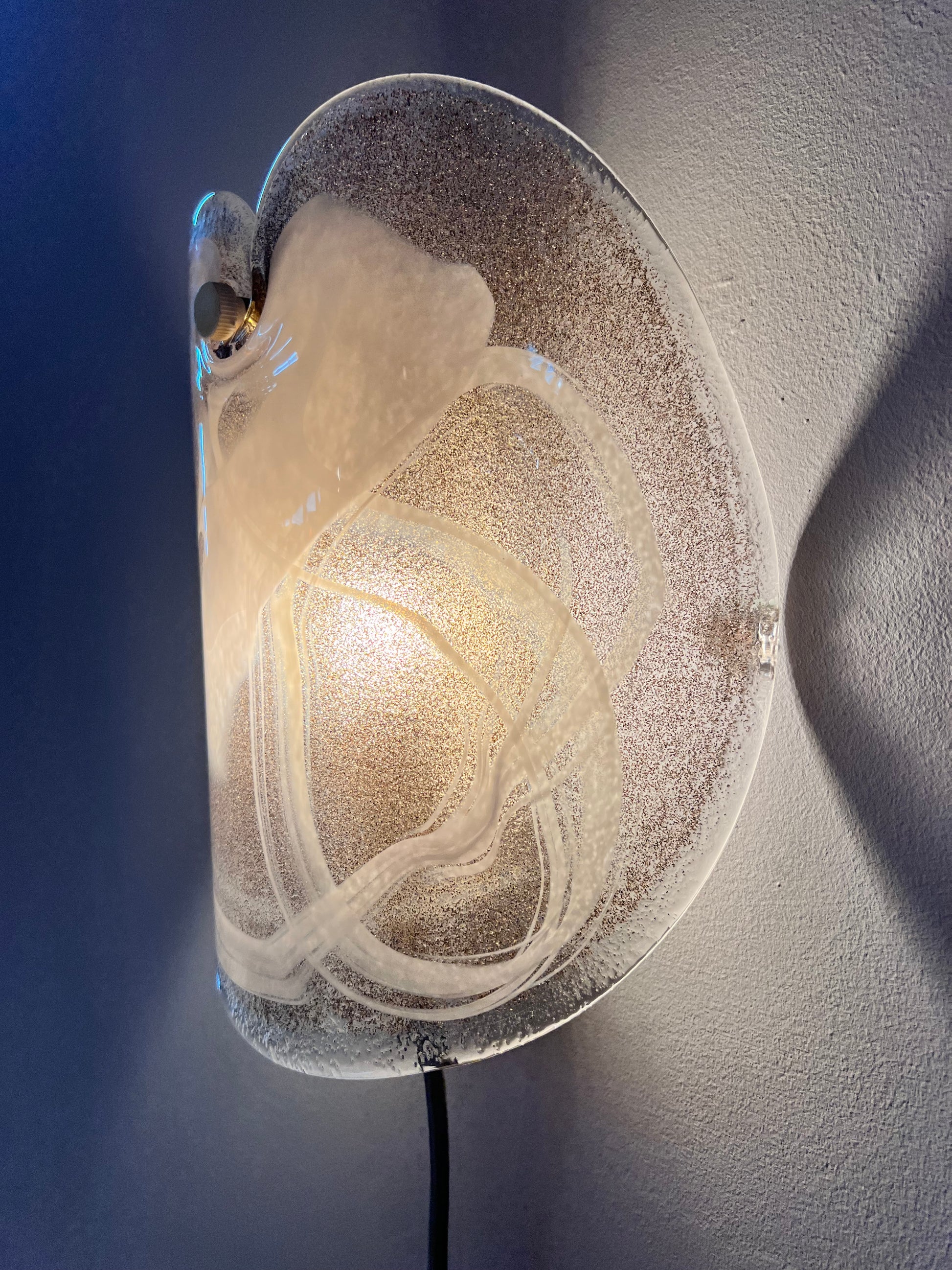 Wandlampe weiß Glas von Per Lütken für Holmegaard