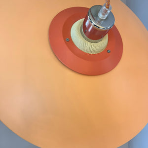 Lamellenlampe neu lackiert peach