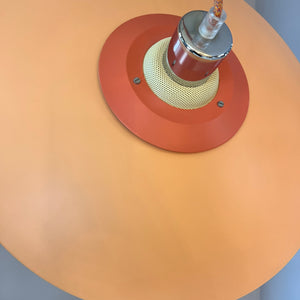 Lamellenlampe neu lackiert peach