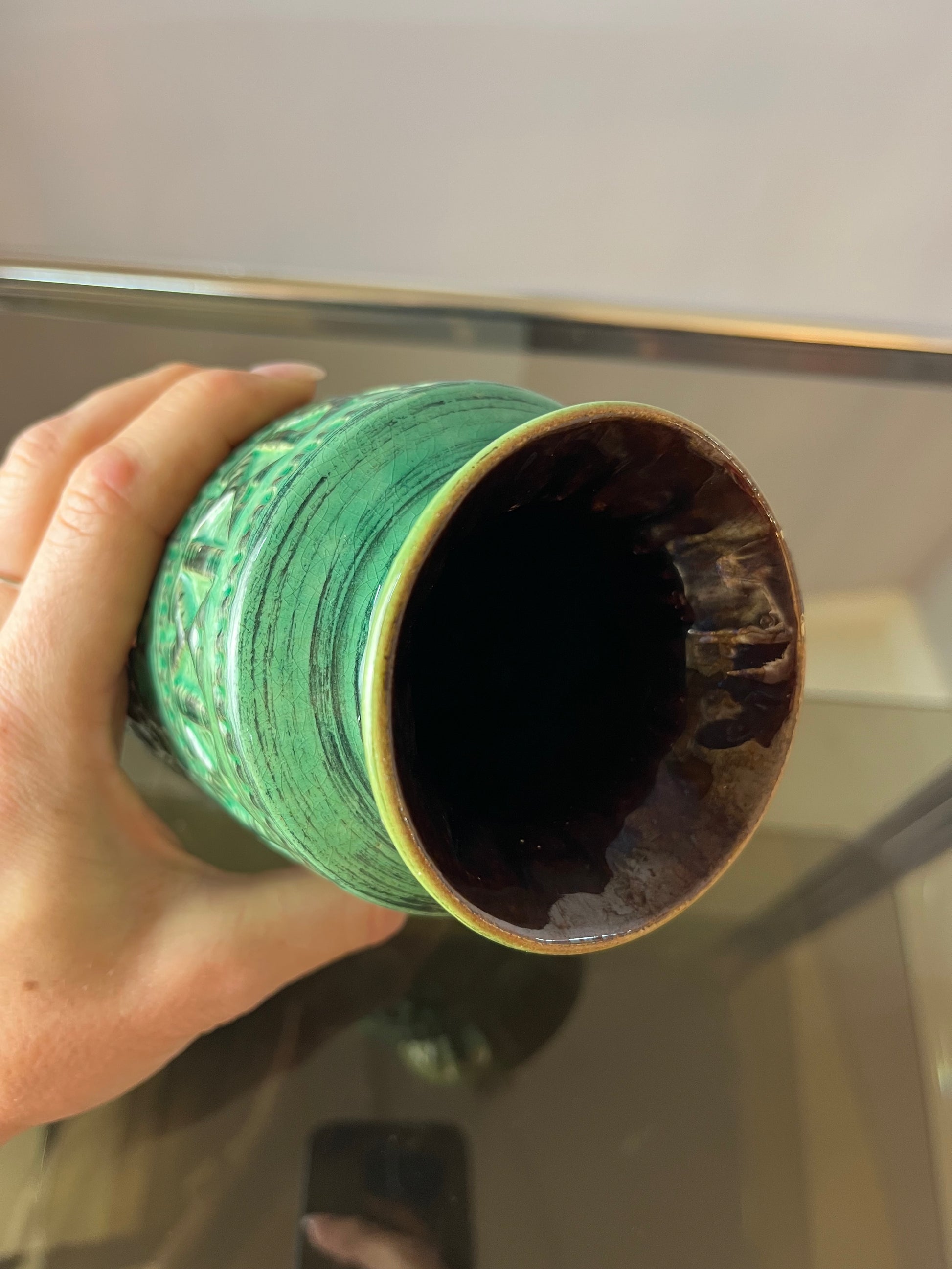 Vase 603-14 grün von Bay Keramik