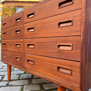 Doppelkommode Nussbaum von Carlo Jensen für Poul Hundevad