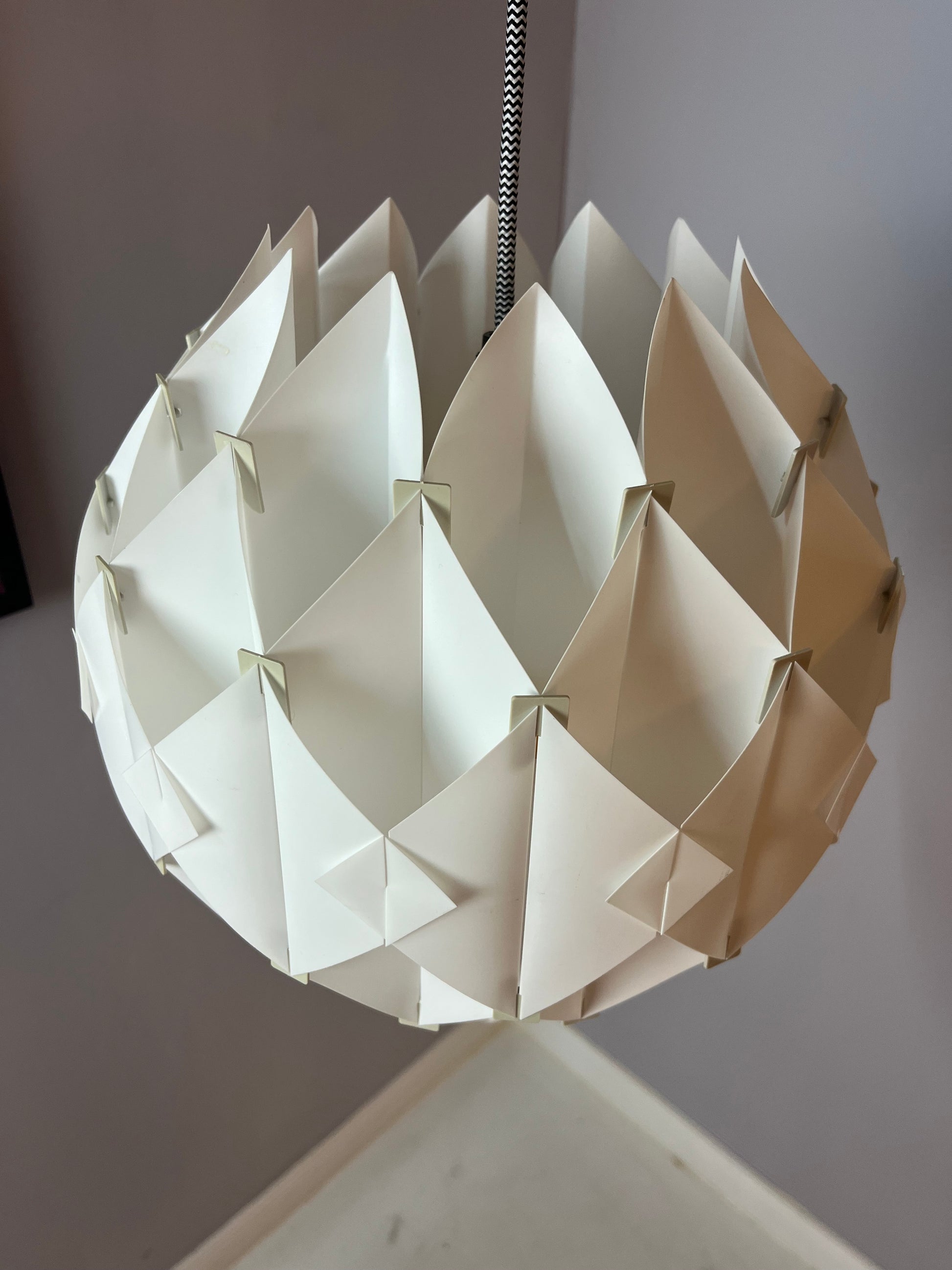 Hängelampe Butterfly weiß von Lars Schiøler für Hoyrup Light