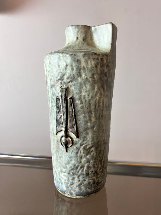 Vase 377 grau Keramik