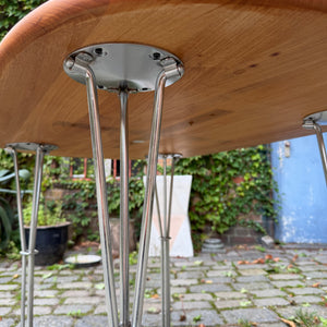 Esstisch Teak mit Hairpinlegs aus Dänemark