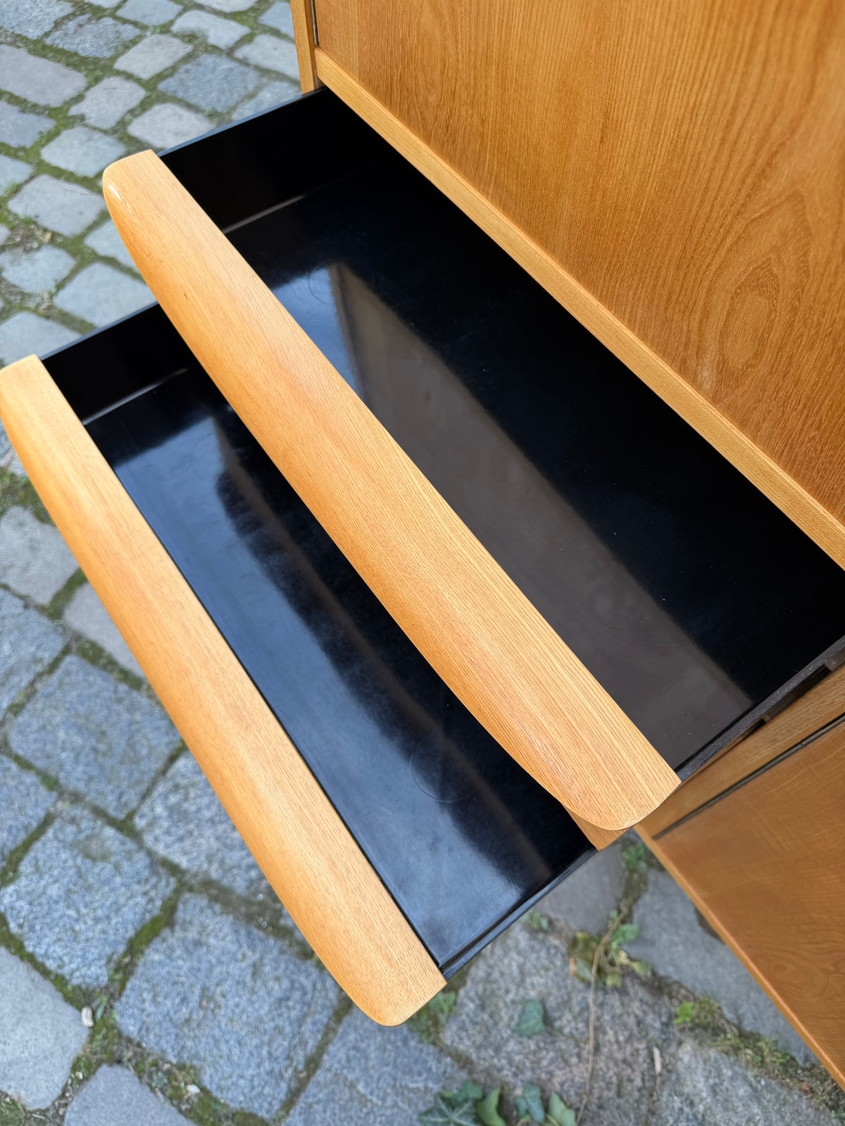 Highboard Typ 602/G Esche von Franz Ehrlich für Hellerau