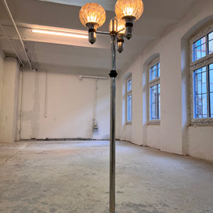 Stehlampe Chrom 70er
