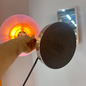 Tischlampe flieder pastell neu lackiert aus Dänemark