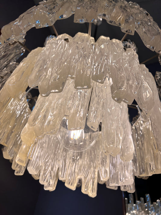 Kronleuchter Eisglas Chrom