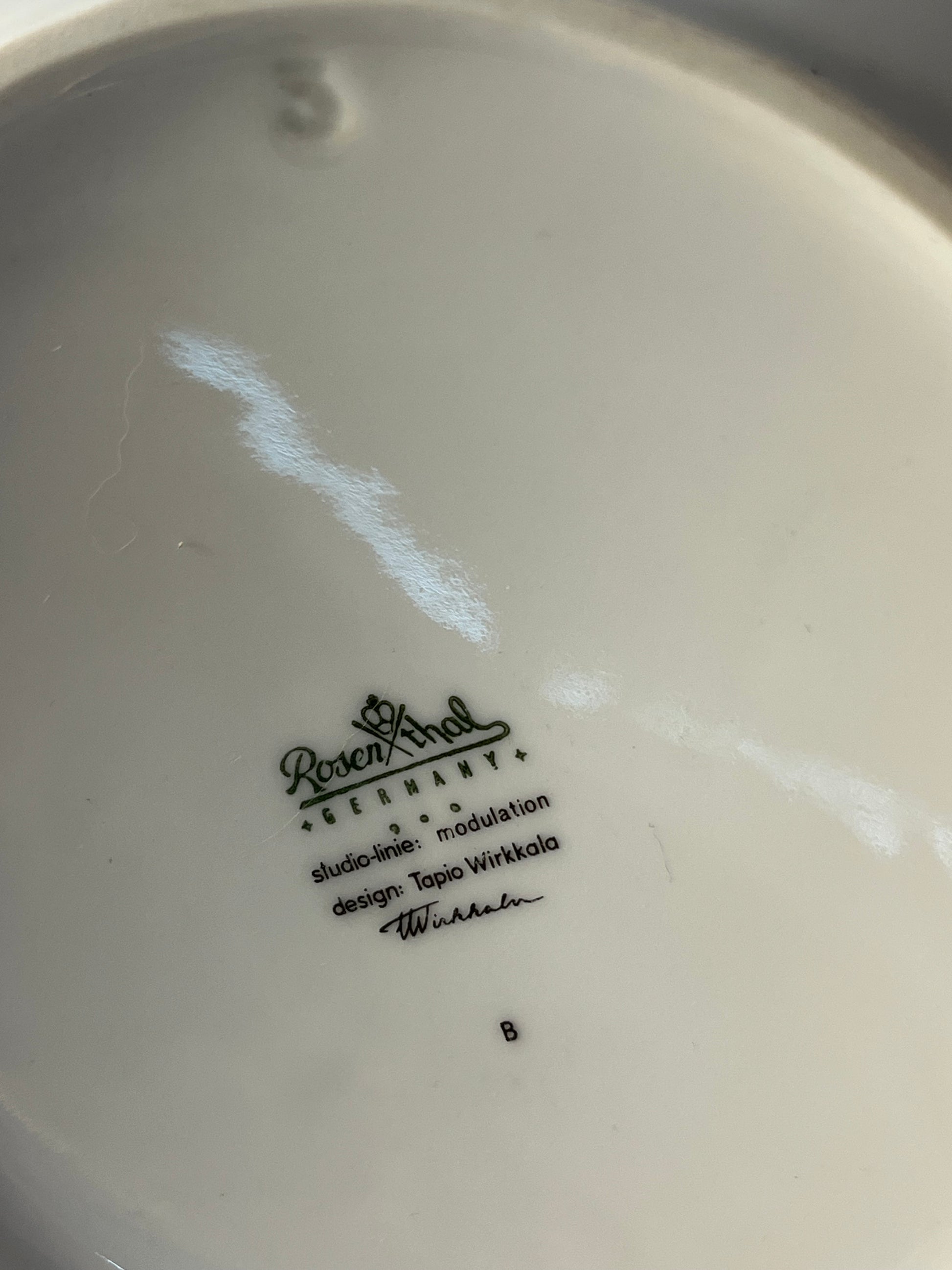 Kaffeekanne Modulation Secunda grün von Tapio Wirkkala für Rosenthal