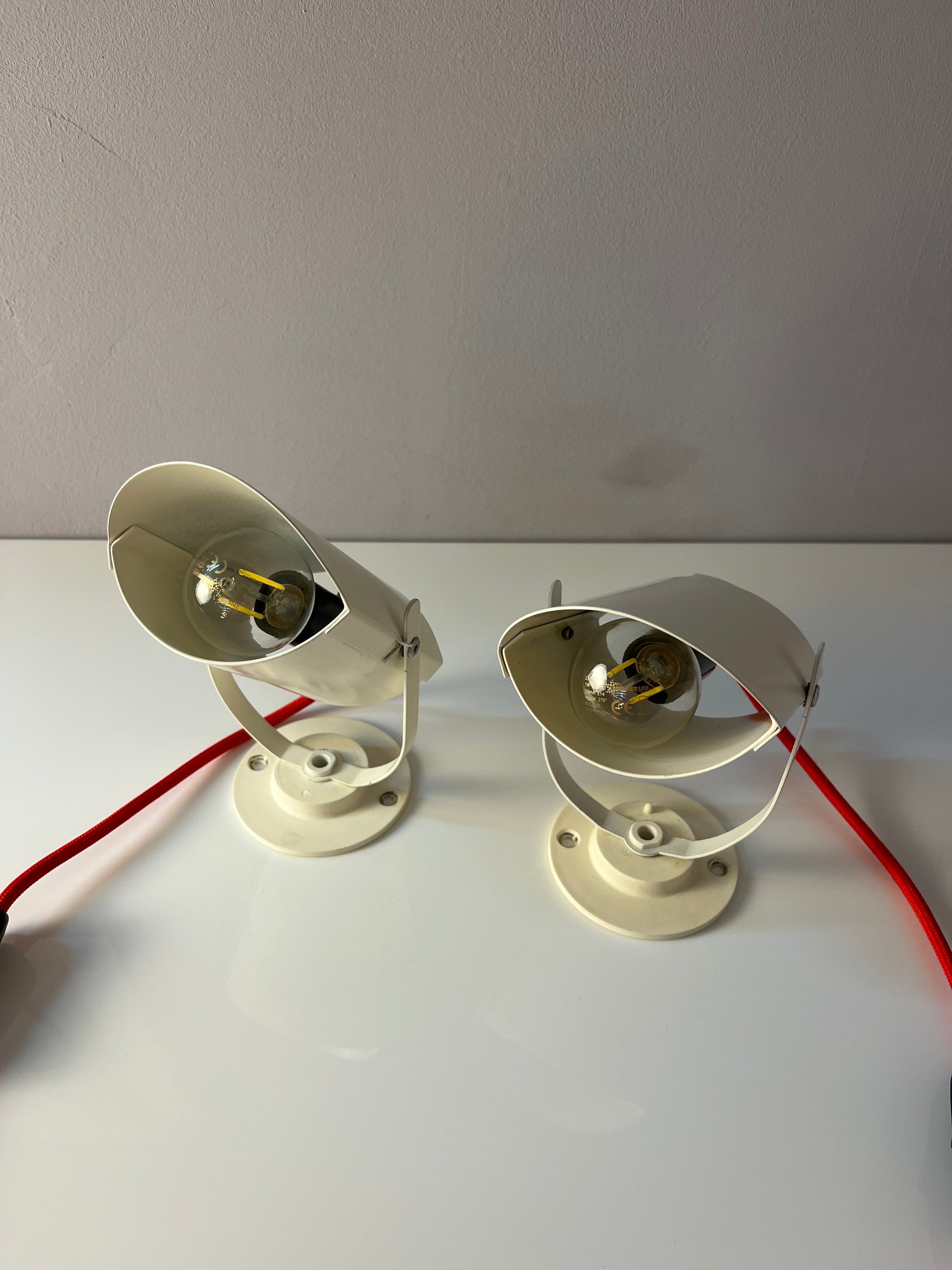 Set: 2x Wandlampe Modell Vupti weiß von Design Light
