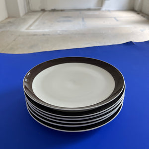 Porzellanservice orange braun von Eschenbach Bavaria