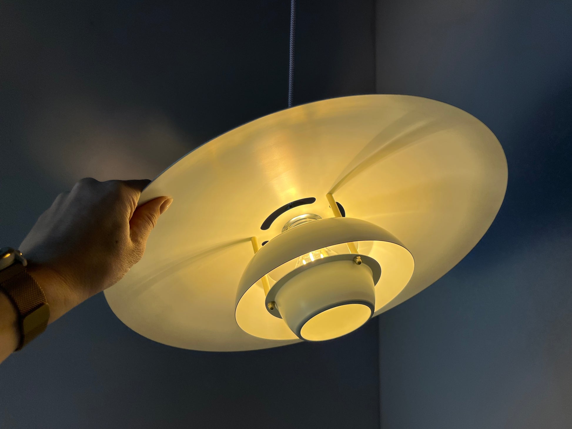 Lamellenlampe weiß von EL Light