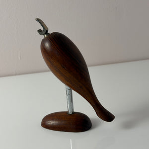 Flaschenöffner Vogel Teak