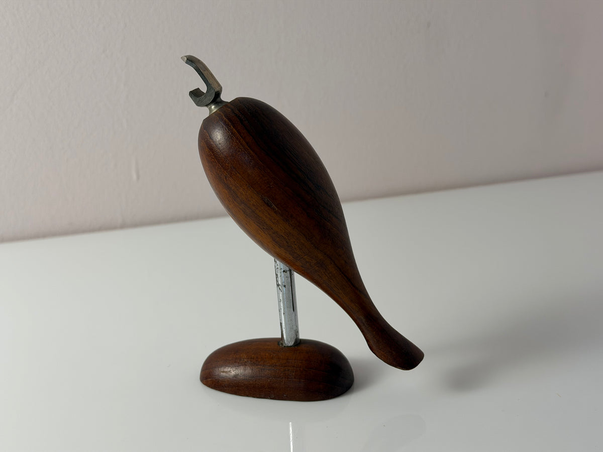 Flaschenöffner Vogel Teak