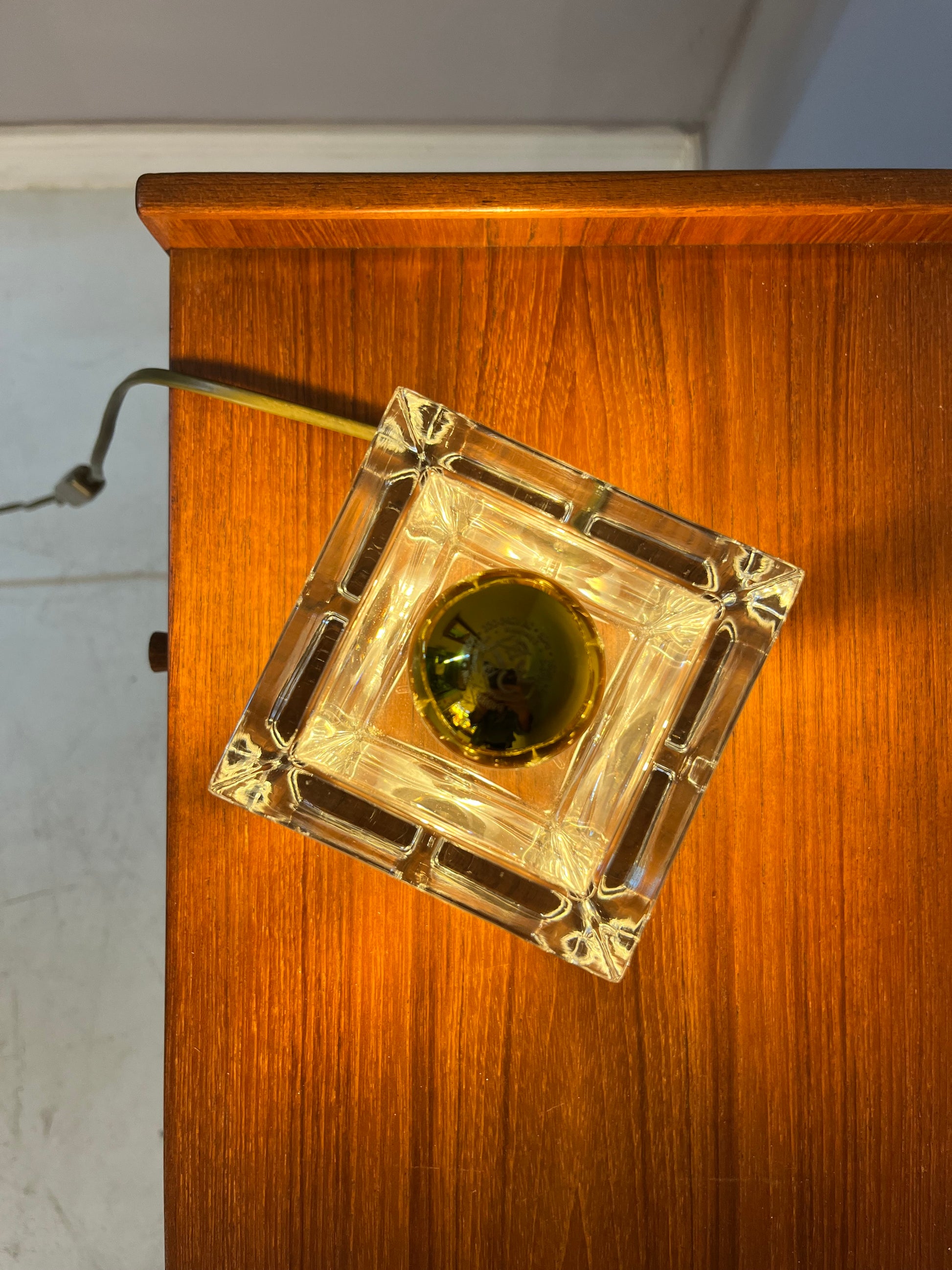 Tischlampe Ice Cube Glas von Nachtmann