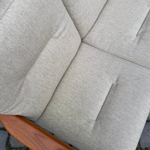 3-Sitzer Sofa Teak Wolle von Holstebro Møbelfabrik