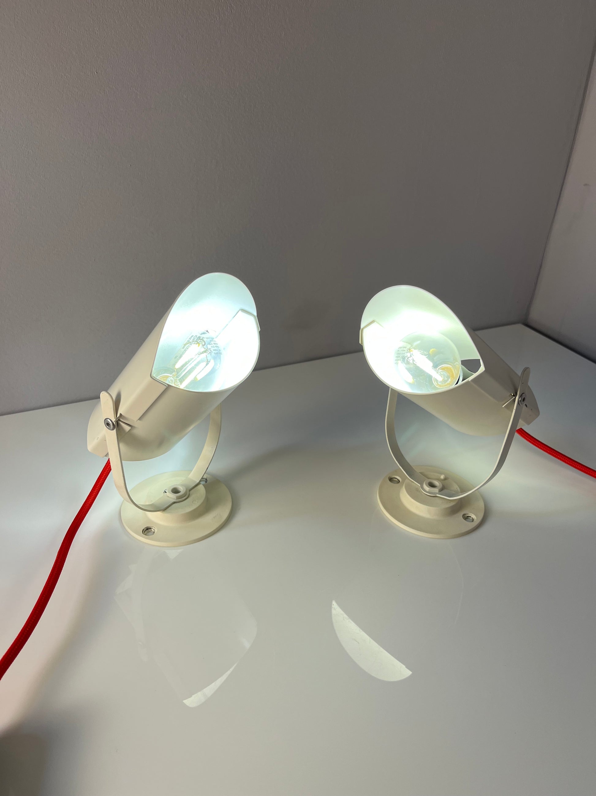Set: 2x Wandlampe Modell Vupti weiß von Design Light
