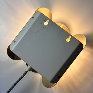 Wandlampe Messing Glas von Vitrika