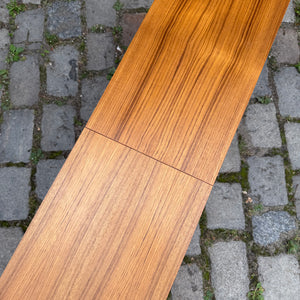 Sideboard Teak mit Vitrine & neuen Chromfüßen