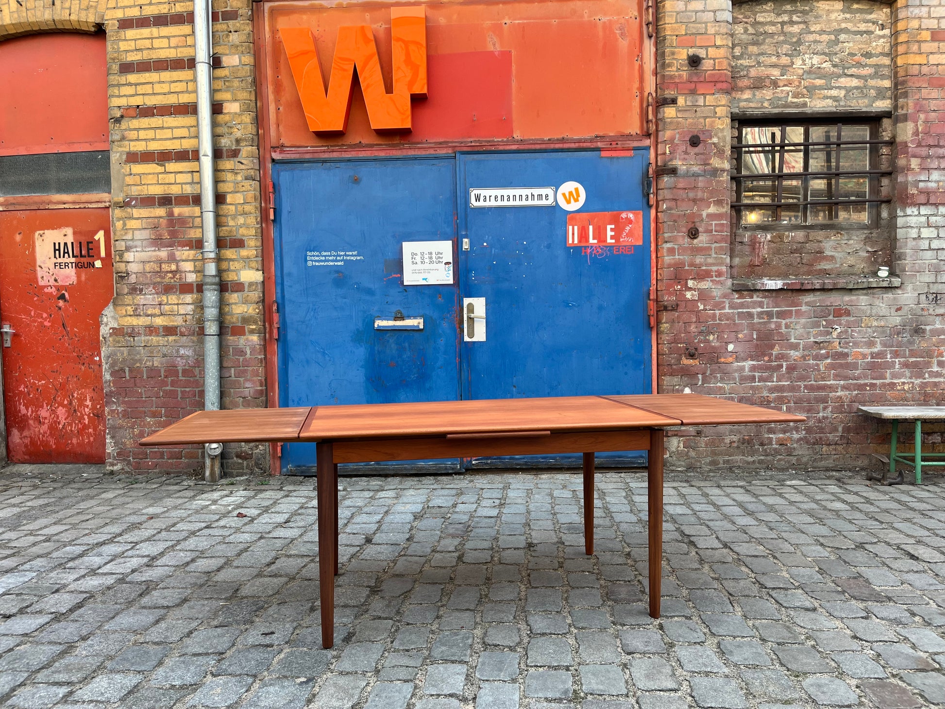 Ausziehbarer Esstisch Teak von Rosenstrup Møbelfabrik