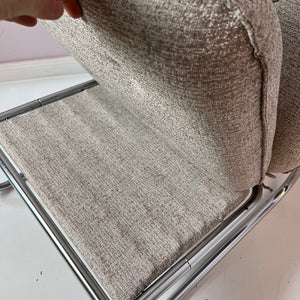 Sessel Halina beige Chrom von Hellerau