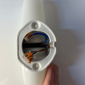 Wandlampe Modell 6068 weiß von Wilhelm Wagenfeld für Lindner