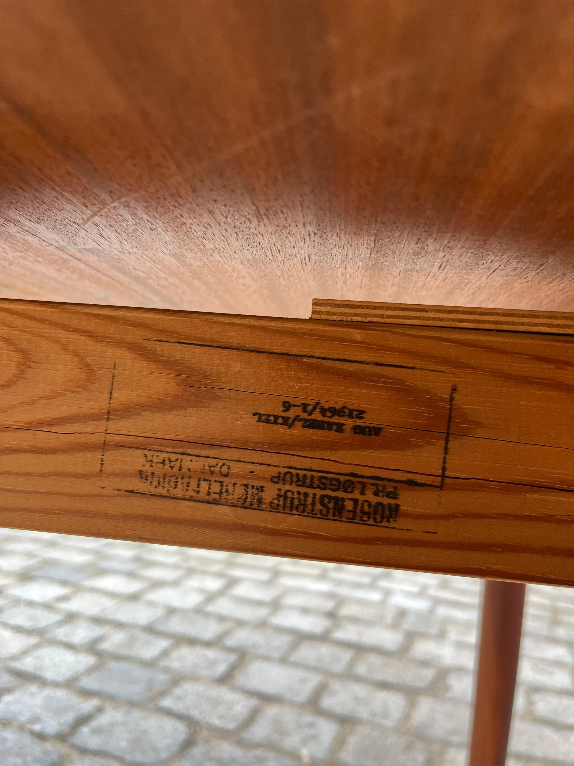 Ausziehbarer Esstisch Teak von Rosenstrup Møbelfabrik