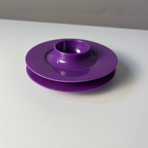 Set: 2x Eierbecher lila stapelbar