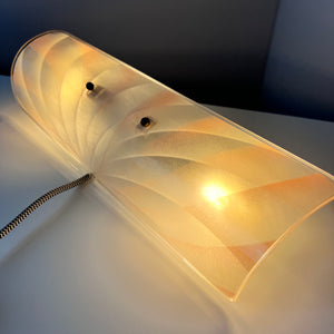 Wandlampe rosa Kunststoff