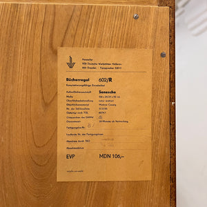 Bücherschrank Typ 602 von Franz Ehrlich für Hellerau