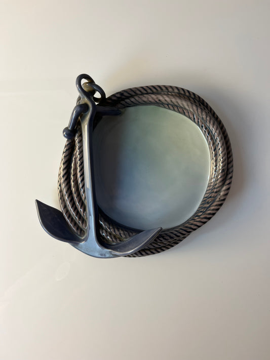 Schale Tau und Anker Modell 2377 Porzellan von Bing & Grøndahl