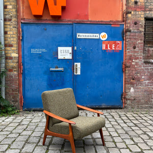 Sessel oliv Teak aus Dänemark