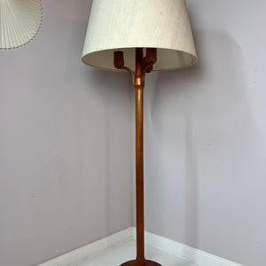 Stehlampe Teak Wildseide aus Dänemark