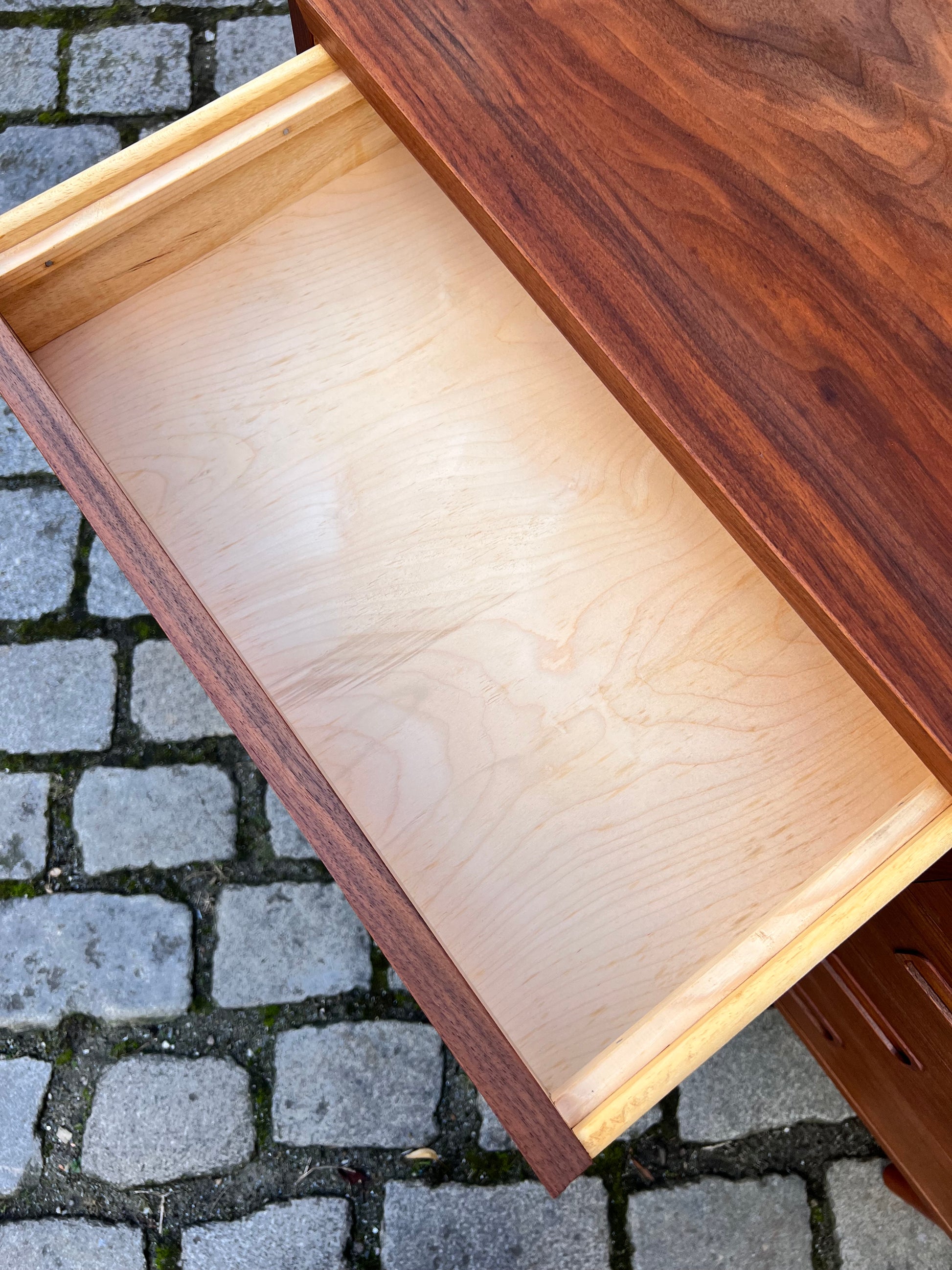 Doppelkommode Nussbaum von Carlo Jensen für Poul Hundevad