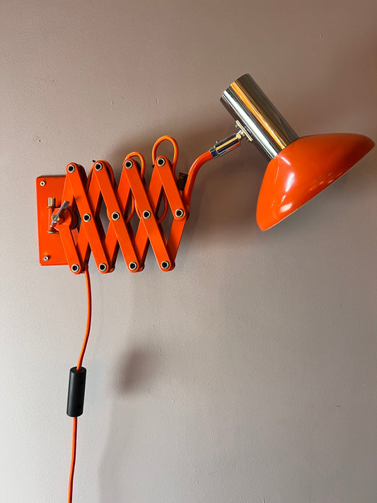 Wandlampe von Hustadt Scherenlampe