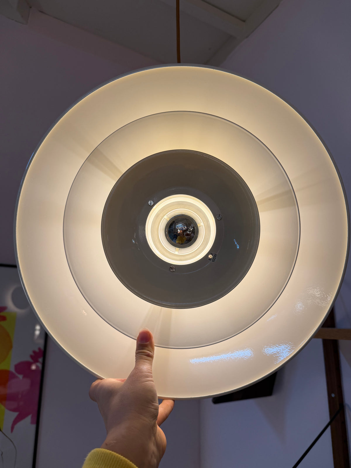 Lamellenlampe Typ T1213 weiß von Belid
