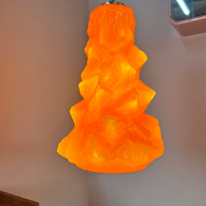 Hängelampe „Alaska“ groß orange von Peill & Putzler